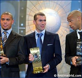 ronaldo / zidane / henry